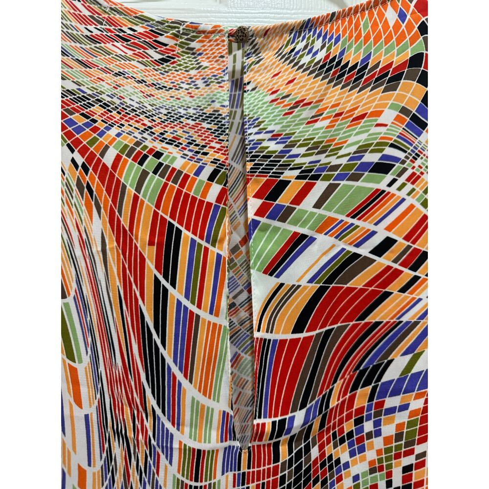 NWT Fresh Tart Keyhole Retro Multicolor Tunic Dress Women's Small / Medium - Picture 8 of 10